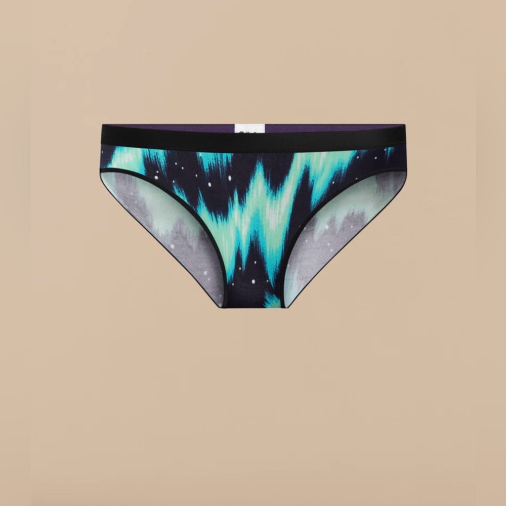 NWT, MeUndies Northern Lights bikini panties, Small